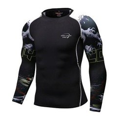 Brazilian Jiu Jitsu MMA BJJ Rash Guard Shirts For Grappling Martial Arts