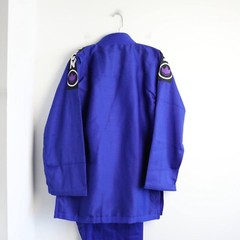 New Women’s Jiu Jitsu Gi Kimono Pants 2 pc blue jacket martial arts white belt