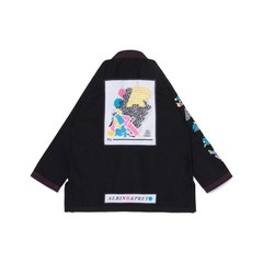 Albino And Preto Sanktuary BJJ Gi | Jiu-Jitsu 350/450 GSM Kimono