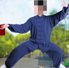 Kids&Adult Cotton Taiji Martial Arts Uniforms Tai Chi Clothing Kung Fu Suits
