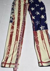 Youth XL Spangled Ninja Grappling Spats Pants stars stripes Jujitsu