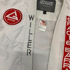 Gracie Barra Atleta Equipe Edition BJJ Gi A1 White Complete Set