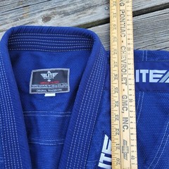 Elite Sports BJJ Gi Youth Size C3 Blue Brazilian Jiu Jitsu Top Martial Arts Kids