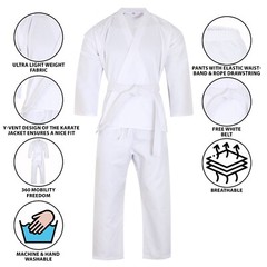 Martial Arts Karate uniform lightweight kids and adult training Gi MMA Fighter