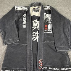Hayabusa Shinju .03 BJJ Gi Jacket Mens Size A1 Black Jiu Jitsu Kimono Top READ