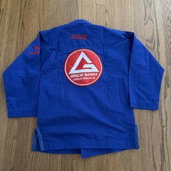 Gracie Barra Kimono Gi Jacket Blue BJJ Jiu Jitsu Uniform TOP ONLY Youth Y4
