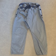Scramble Osaka BJJ Gi Set Jacket & Pants Gray Adult Unisex Size A3