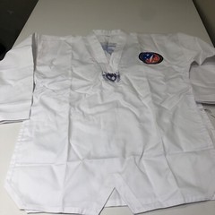 Golden Tiger Tea Kwon Do Gi Power Of The Arts Unlimited White Size 3