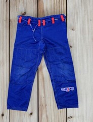 Grips Primero 3.0 Blue Jiu Jitsu Gi Size A0 Pants Only