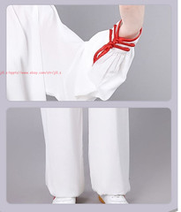 Women Men’s Chinese Traditional Tai Chi Uniforms Cotton Kung Fu Clothing Suits