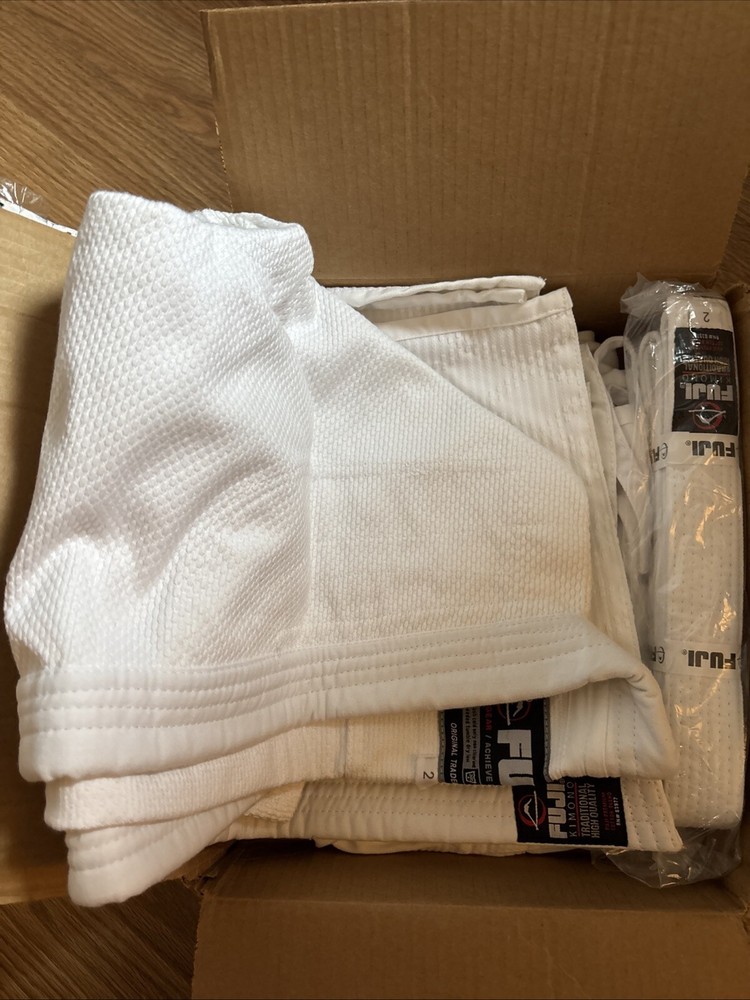 Fuji Gi BJJ Kids White with Belt
