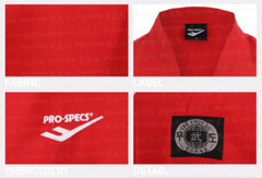 PROSPECS V-Neck Taekwondo Uniform Red Sports Training Dobok Jacket Pants NWT