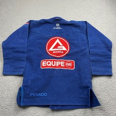 Gracie Barra Kimono Set A0Jacket Pants Jiu jitsu MMA Judo Train Lite Equipe