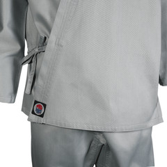 ProForce Classic Karate Uniform Elastic Drawstring 5 oz. 60-40 Blend -Gray