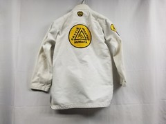 Gracie Maeda Gi Adult Size M4 White Humaita MMA Jiujitsu Top Only See Pics