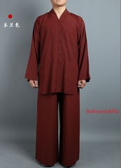 Unisex Buddhist Zen Clothing Shaolin Monk Kung Fu Martial Arts Wushu Uniforms
