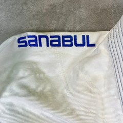 Sanabul Essentials v2 BJJ Gi White Blue A1 Brazilian Jiu Jitsu Kimono Uniform
