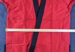Battle Star Adult Gi Red/Black Jiu-Jitsu Competition Level Cotton Size A-4 Suit