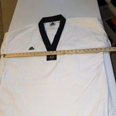 Adidas Taekwondo Korea GI Mens Sz 7 XL White USA Pullover Martial Arts