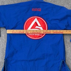 Gracie Barra Blue GB Equipe Edition Jiu Jitsu Kimono Jacket & Pant Youth Size Y3