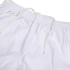 NEW Lightweight Karate Uniform Gi 6.0 oz White & Black w/ White Belt ADULT & KID