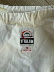 Fuji Kimono Gi Adult 3 White Jiu Jitsu MMA Set