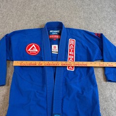 Gracie Barra Blue GB Equipe Edition Jiu Jitsu Kimono Jacket Youth Size 5 Y5