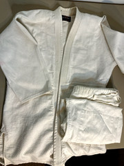 Wally Jay Small-Circle Jujitsu Gi Class Handout AJJF Bag Belts Tiger Claw Sz 4