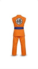 Dragon Ball Z Goku Orange sleeveless Karate Gi Embroidered Martial Arts Uniform.