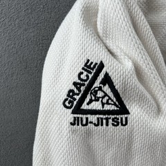 Jiu Jitsu Gracie University GI Kimono White Robe 4/170 Martial Arts MMA Cotton