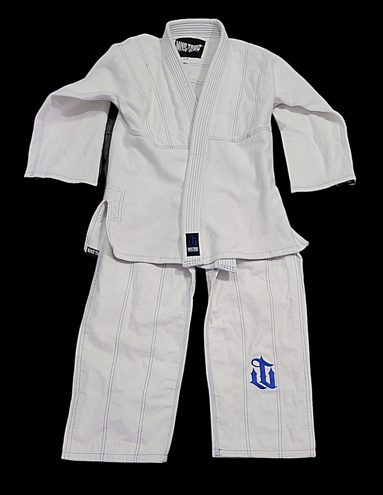 WAR TRIBE White Men’s Gi, Size C4. Jiu Jitsu.Pant & Shirt