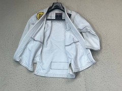Tatami White Jiujitsu Gracie barra Top Only See Pics Size M1