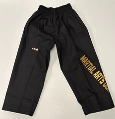FILA V-Neck Taekwondo 2 Piece Martial Arts Gi Unisex Youth Size 120
