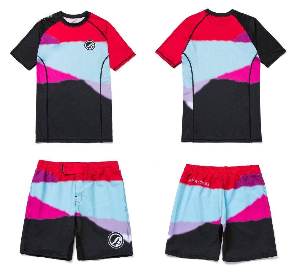 Shoyoroll Batch #129: Into The Fray Rash Guard SS & Short (Set) Bjj Competitor
