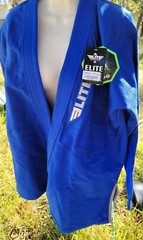 Elite Sports Ultra Light Preshrunk Blue Adult 4 Brazilian JiuJitsu Gi