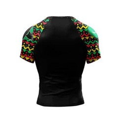 USA Ship Rasta Grappler BJJ Rashguard Compression Shirt For MMA Jiu-jitsu