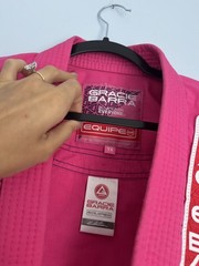 GRACIE BARRA Jiu Jitsu Gi Girls PINK Equipe GB Edition Lite Ripstop Kimono Y4