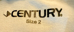 Century Martial Art Uniform White Size2 w/ 2 ~White Belts Taekwondo NIP