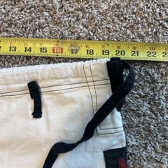 VIKING GEAR MMA BJJ Gi Pants White Black Stitch Jiu Jitsu Martial Arts Size A1