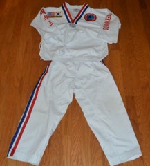 Taekwondo Sang Moo Sa Size-2 160cm Best Martial Arts Supply Uniform With Belts