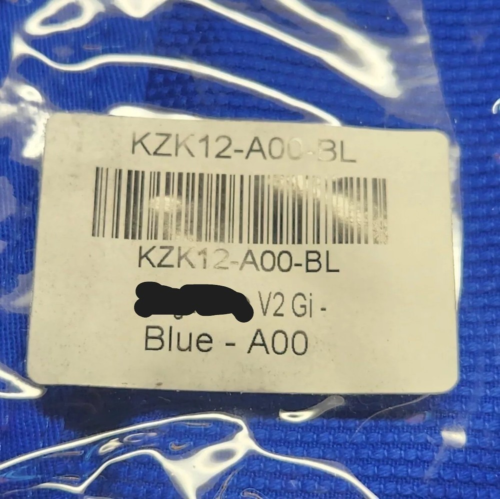 Jiu Jitsu Gi Blue A00 A0 A1 A1L A2L Adult Karate Uniform KZK12