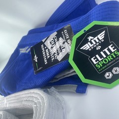 Elite Sports BLUE IBJJF BJJ Brazilian Jiu Jitsu Gi Kids C0 (Top & Belt) No Pants