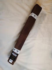 Fuji Jiu Jitsu Adult Belt Brown Size A6 158″