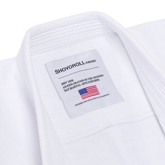 Shoyoroll Batch #151:24 Americana BJJ Gi White Jiu Jitsu Kimono 450 GSM With Bag
