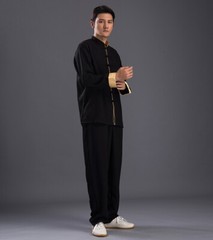 Linen Blend Kung Fu Tai Chi Clothing Martial Arts Clothes Taijiquan Wushu