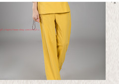 Linen Unisex Chinese Tai Chi Uniforms Kung Fu Clothing YOGA Fitness Zen Clothes