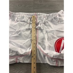 Gracie Barra Equipe Edition BJJ Gi Pants White Red Ripstop Mens A4 Carlos Gracie