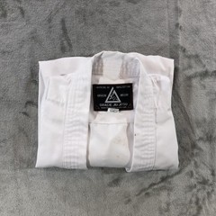 Gracie Jiu-Jitsu Official Kids Gi Jacket 0/130 White 100% Cotton BJJ Kimono