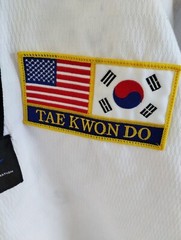 Adidas Taekwondo Oh’s (Uniform) Shirt BlackBelt Club Size 150cm 13-14 Years Old
