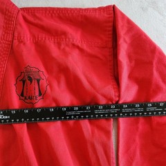 Adult Red Pullover Karate Gi Top Family Karate Club Graphic Bold Look